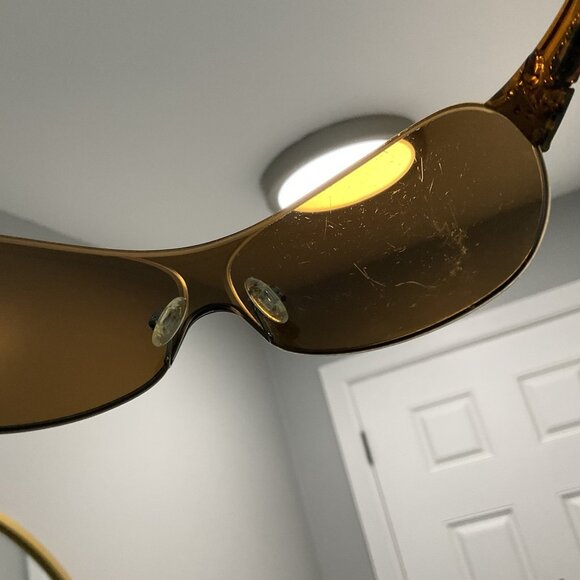 Oakley CONDUCT Polished Amber 05-270 Rimless Scratched Lens main image 7